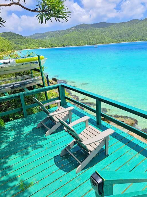 Sailfish Villa Luxury Beachfront Estate Magens Bay Cruz Bay Bagian luar foto
