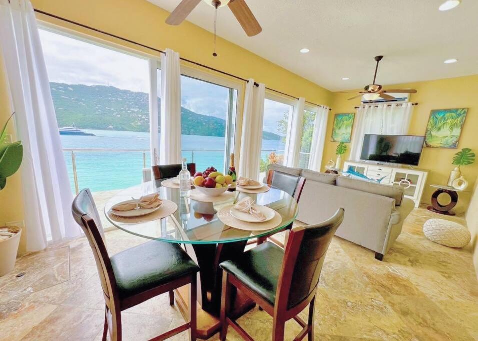Sailfish Villa Luxury Beachfront Estate Magens Bay Cruz Bay Bagian luar foto