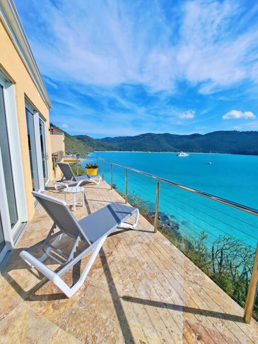 Sailfish Villa Luxury Beachfront Estate Magens Bay Cruz Bay Bagian luar foto