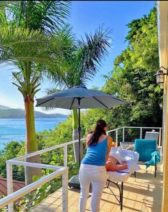 Sailfish Villa Luxury Beachfront Estate Magens Bay Cruz Bay Bagian luar foto