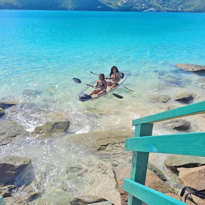 Sailfish Villa Luxury Beachfront Estate Magens Bay Cruz Bay Bagian luar foto