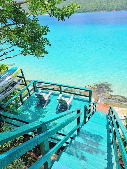 Sailfish Villa Luxury Beachfront Estate Magens Bay Cruz Bay Bagian luar foto