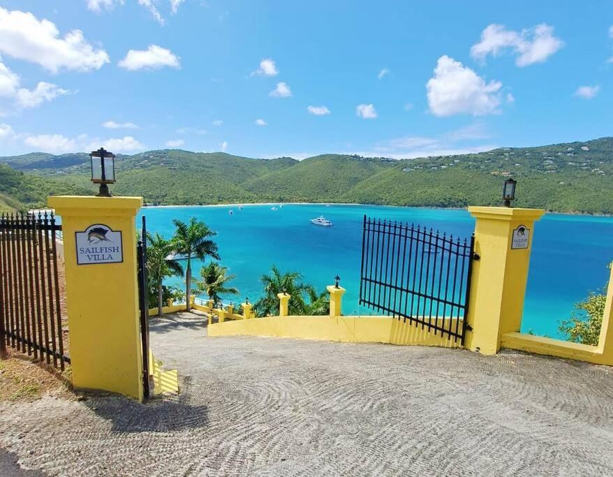Sailfish Villa Luxury Beachfront Estate Magens Bay Cruz Bay Bagian luar foto